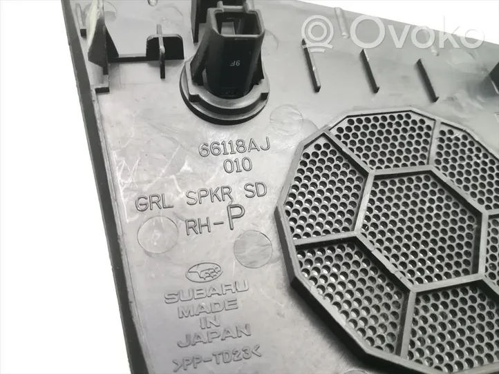 Subaru Legacy Grilles/couvercle de haut-parleur latéral 66118AJ010