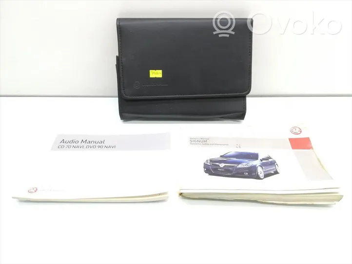 Opel Signum Owners service history hand book 