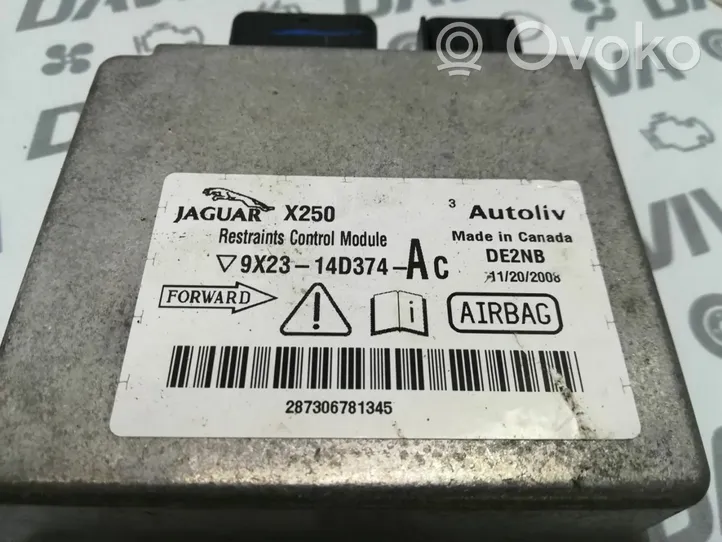 Jaguar XF Turvatyynyn ohjainlaite/moduuli 9X2314D374AC