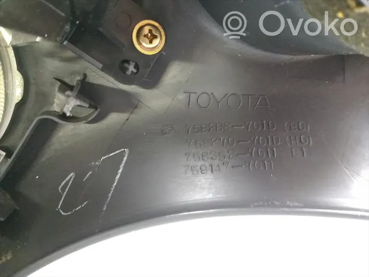 Toyota Yaris Klimato kontrolės/ pečiuko kontrolės apdaila 758352-7011