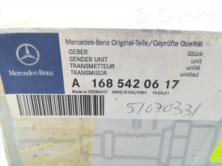 Mercedes-Benz A W168 Sensore di livello del carburante A1685420617