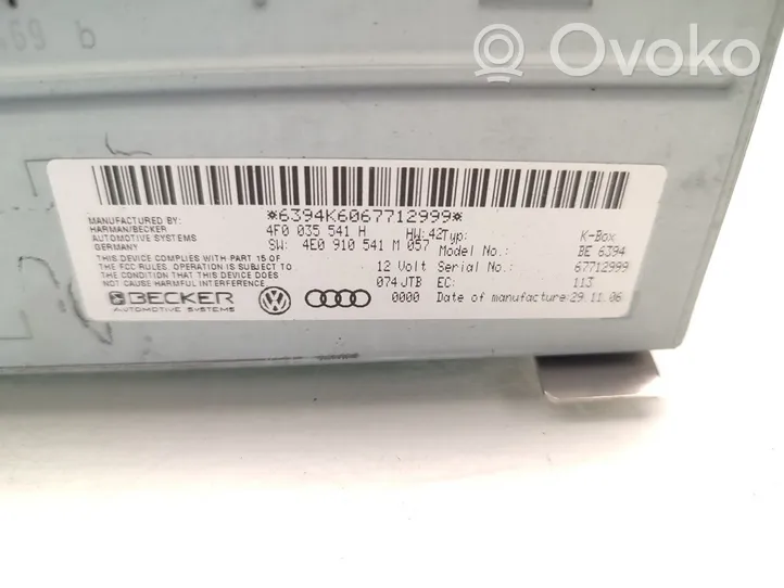 Audi A6 Allroad C6 Unité / module navigation GPS 4F0035541H