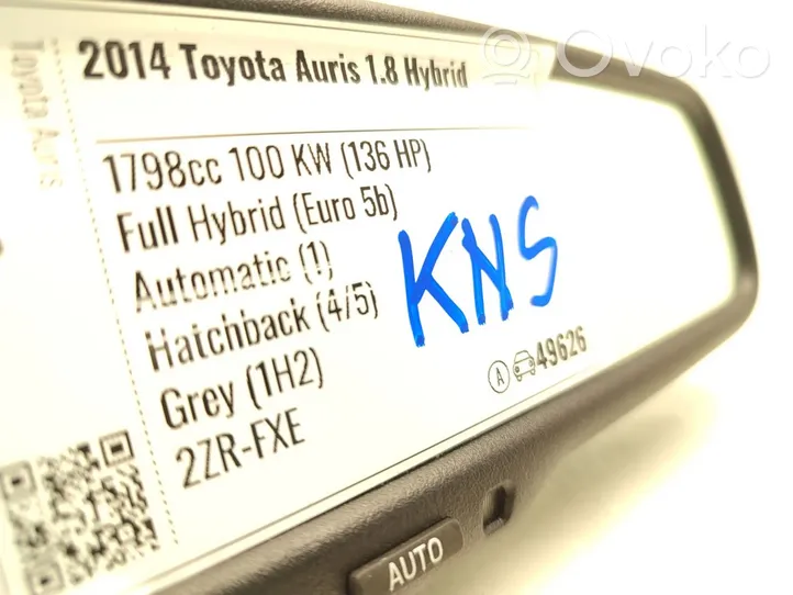 Toyota Auris E180 Specchietto retrovisore (interno) 