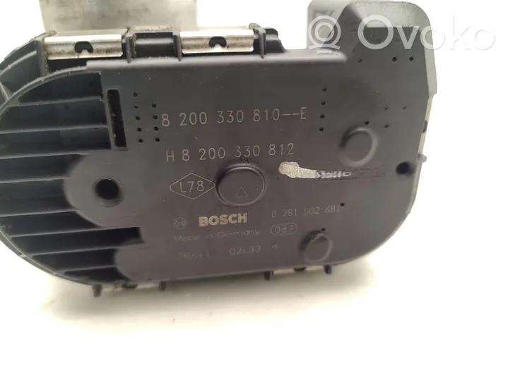 Renault Koleos I Electric throttle body valve 8200330810