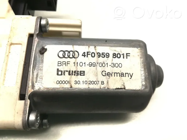 Audi A6 S6 C6 4F Mehāniskais aizmugurē loga pacelšanas mehānisms 4F0959801F