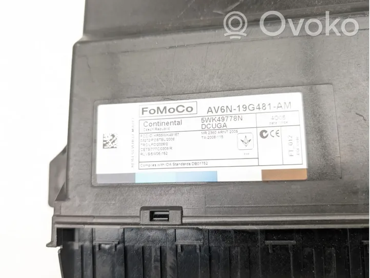Ford Focus Avaimettoman käytön ohjainlaite/moduuli AV6N-19G481-AM