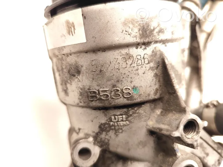 Peugeot Bipper Supporto di montaggio del filtro dell’olio 55238286