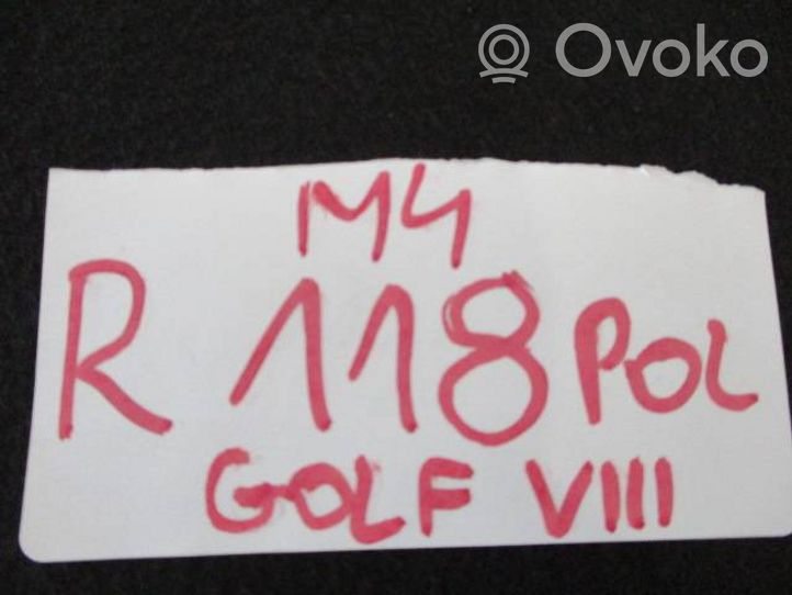 Volkswagen Golf VIII Grilles/couvercle de haut-parleur arrière 5H6867769A