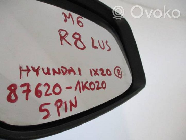 Hyundai ix20 Зеркало (управляемое электричеством) 87620-1K020