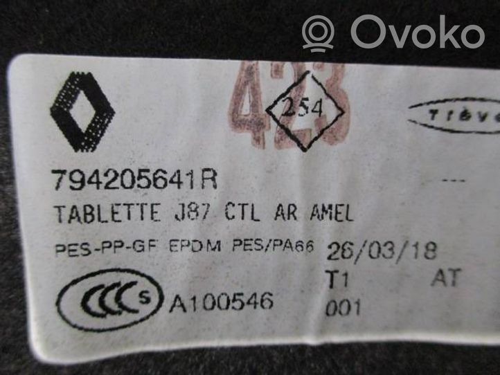 Renault Captur Półka tylna bagażnika 794205641R