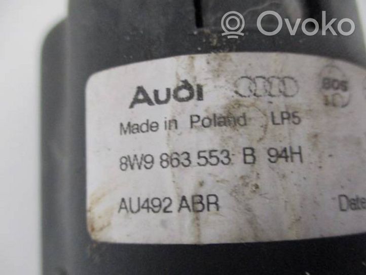 Audi A4 S4 B9 8W Tavarahyllyn kansi 8W9863553B