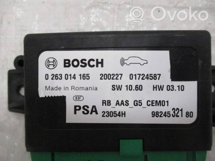 Opel Crossland X Pysäköintitutkan (PCD) ohjainlaite/moduuli 9824532180