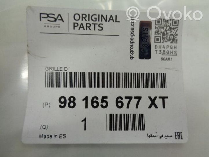 Peugeot Rifter Moldura del limpia 9816604380 98165678XT 981