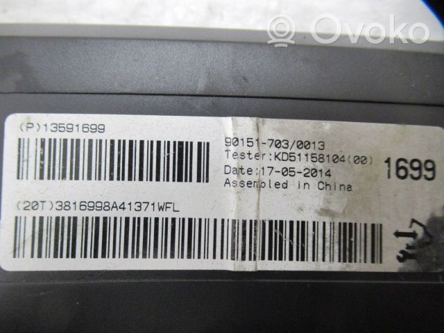 Opel Mokka Module de contrôle de boîte de vitesses ECU 