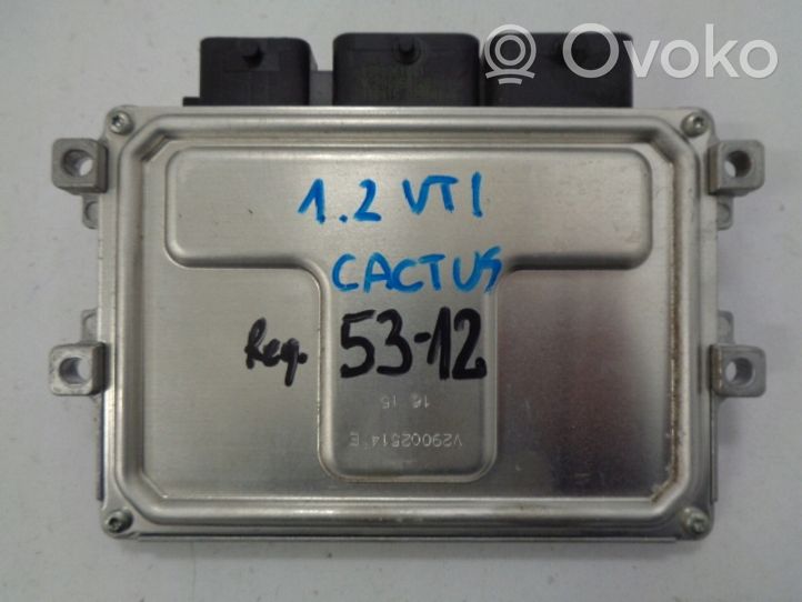 Citroen C4 Cactus Komputer / Sterownik ECU i komplet kluczy 9800913080