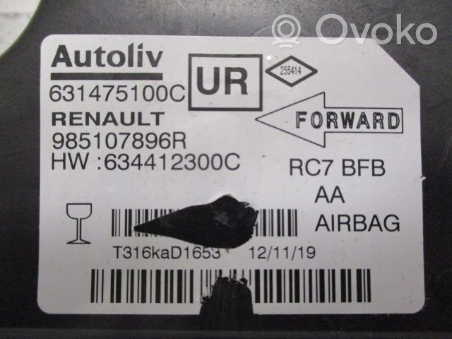 Renault Scenic IV - Grand scenic IV Module de contrôle airbag 985107896R