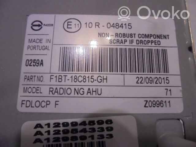 Ford Courier Radija/ CD/DVD grotuvas/ navigacija F1BT18C815GH