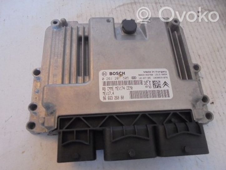 Citroen C3 Picasso Komputer / Sterownik ECU i komplet kluczy 9666326080