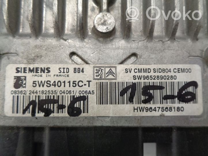 Citroen C3 Calculateur moteur ECU 9647568180