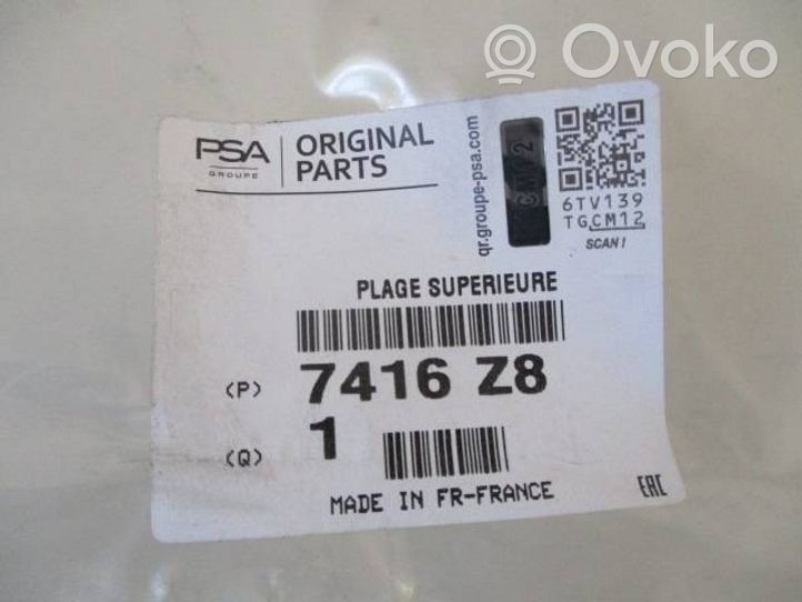 Peugeot 508 Rivestimento della modanatura della chiusura del vano motore/cofano 9686697070