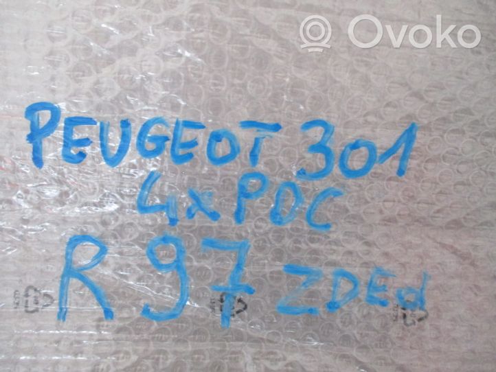 Peugeot 301 Zderzak tylny 9677664277 1608729180
