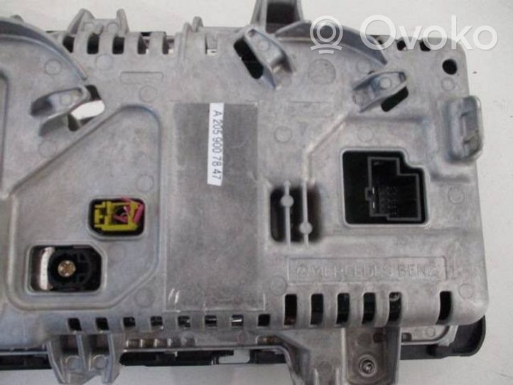 Mercedes-Benz GLC C253 Tachimetro (quadro strumenti) A2059007847