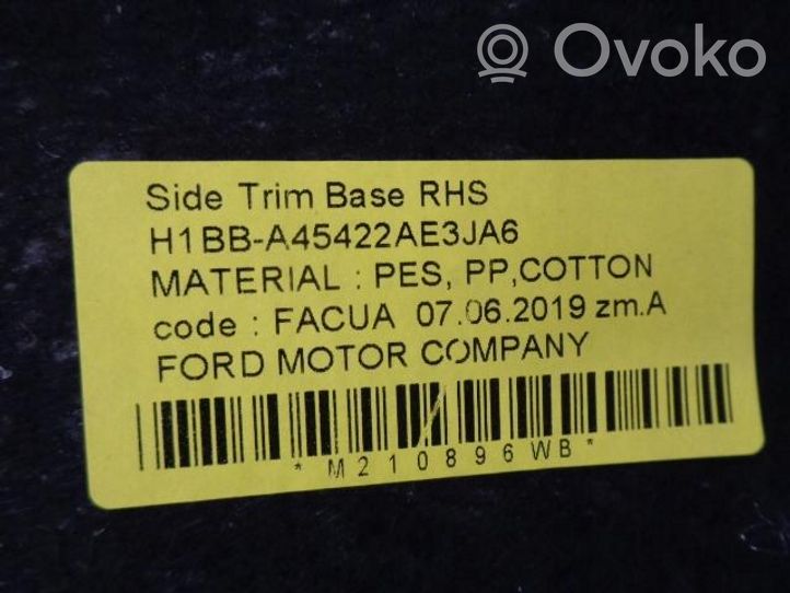 Ford Fiesta Rivestimento pannello laterale del bagagliaio/baule H1BB-A45422