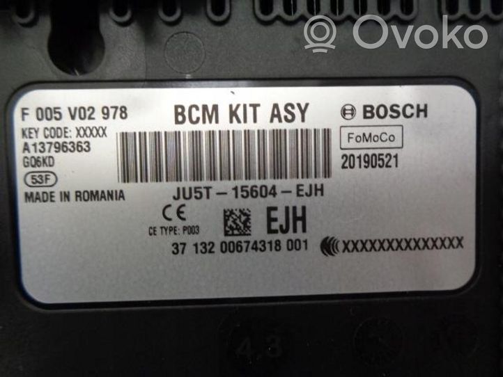 Ford Fiesta Komputer / Sterownik ECU i komplet kluczy 