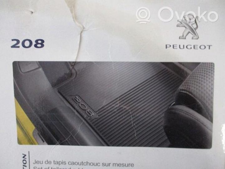 Peugeot 208 Kit tapis de sol auto 