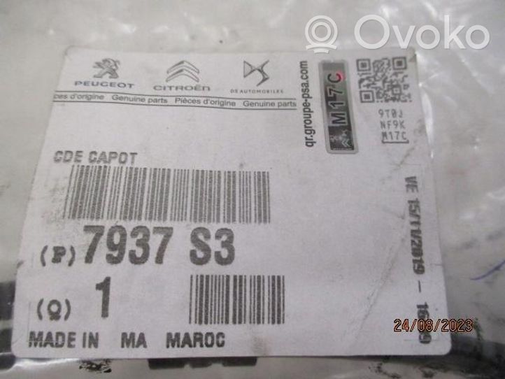 Citroen C4 III e-C4 Cavo di rilascio vano motore/cofano 7937S3