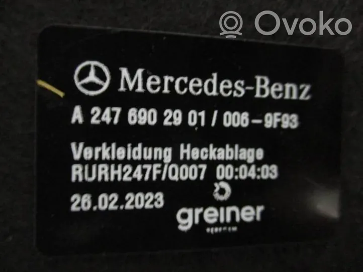 Mercedes-Benz GLA H247 Tavarahylly A2476902901