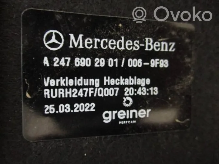 Mercedes-Benz GLA H247 Tavarahylly A2476902901