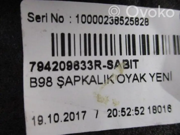 Renault Clio IV Półka tylna bagażnika 794209633R