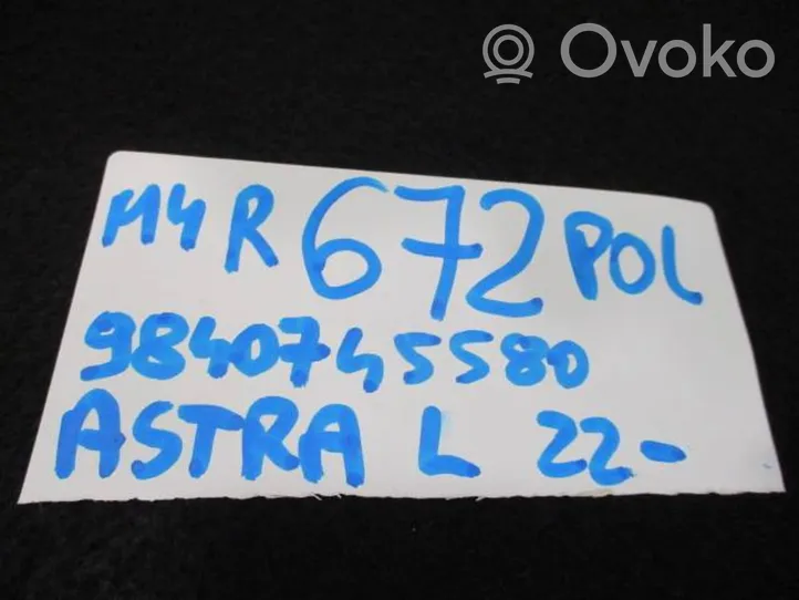 Opel Astra L Grilles/couvercle de haut-parleur arrière 9840745580