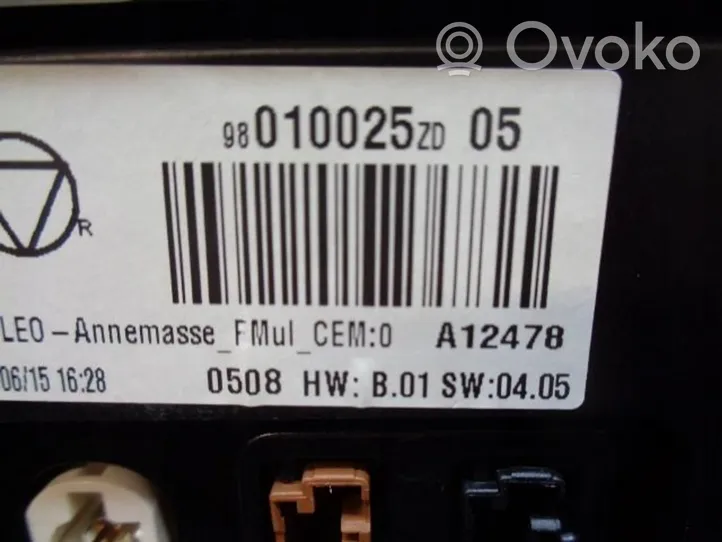 Citroen C4 III e-C4 Monitori/näyttö/pieni näyttö 98010025ZD