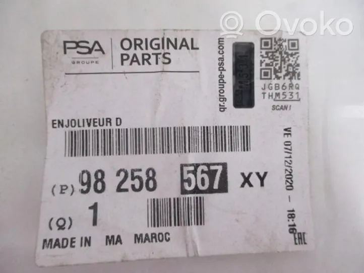 Peugeot 307 Etuoven lista (muoto) 98258567XY