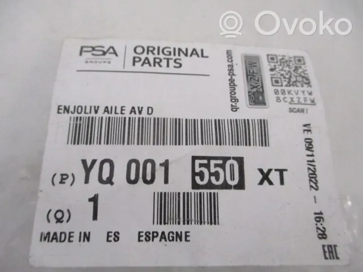 Citroen C3 Aircross Rivestimento parafango (modanatura) YQ001550XT