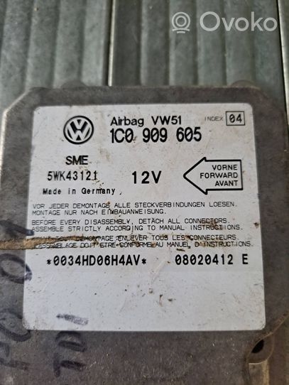 Volkswagen Lupo Airbag control unit/module 1C0909605