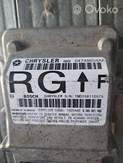 Chrysler Voyager Gaisa spilvenu vadības bloks 04748604AA
