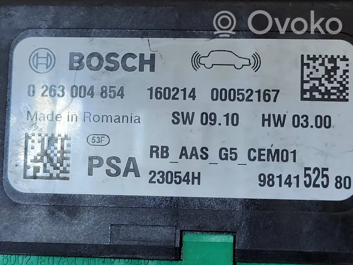 Citroen C4 Grand Picasso Sterownik / Moduł parkowania PDC 9814152580