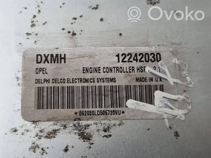 Opel Astra G Kit calculateur ECU et verrouillage 12242030
