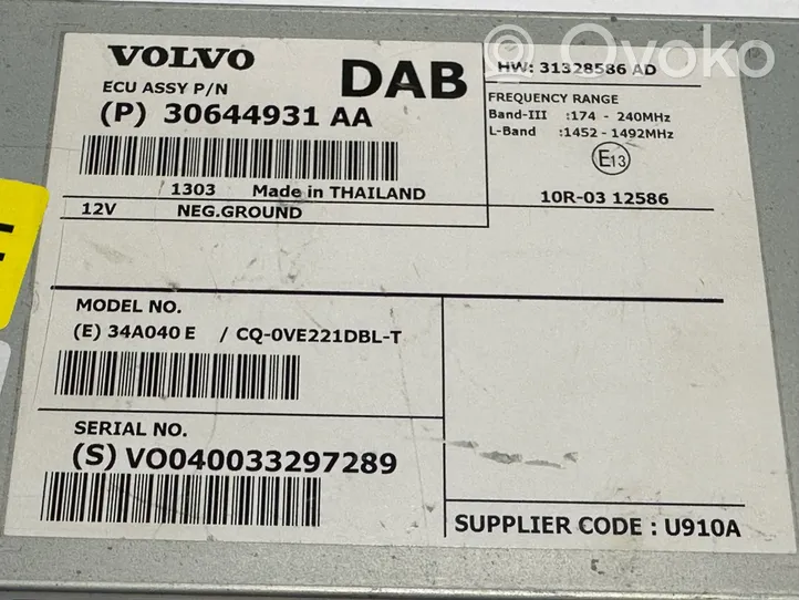 Volvo S80 Steuergerät Antenne 30644931AA