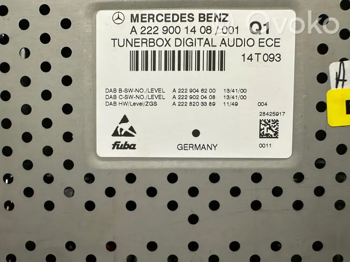 Mercedes-Benz C W205 Centralina Audio Hi-fi A2229001408