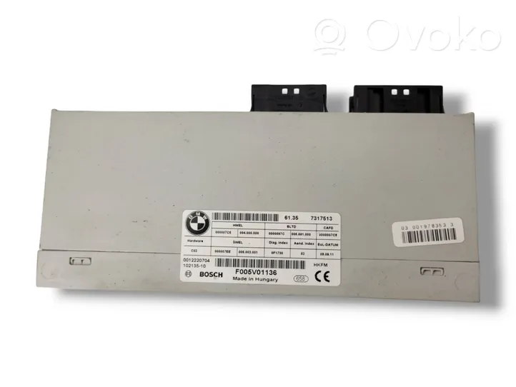 BMW 5 F10 F11 Comfort/convenience module F005V01136