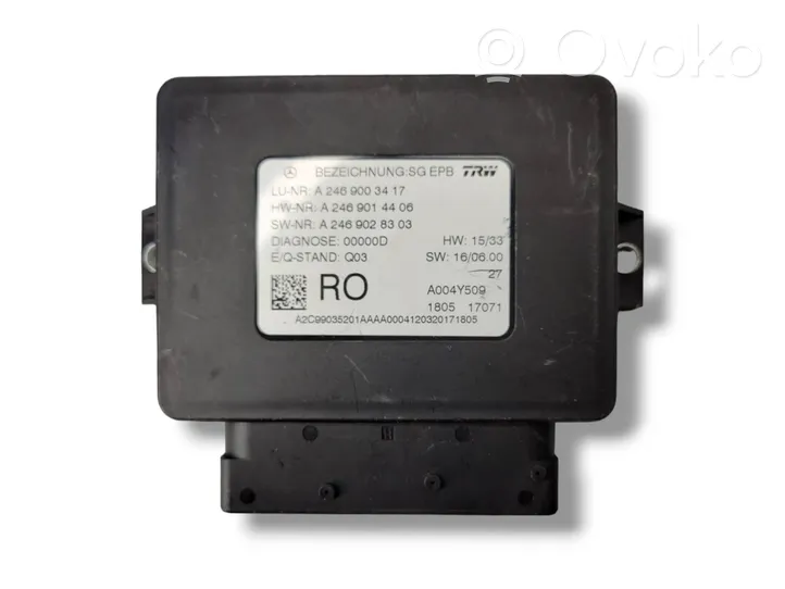 Mercedes-Benz GLE (W166 - C292) Module de frein de stationnement A2469003417