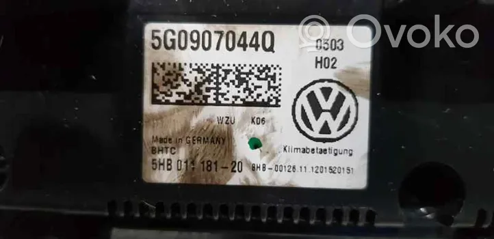 Volkswagen Golf SportWagen Ilmastoinnin ohjainlaite/moduuli 5G0907044Q