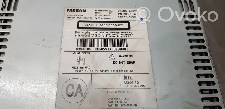 Nissan Murano Z51 Moduł / Sterownik dziku audio HiFi 281851AN0B