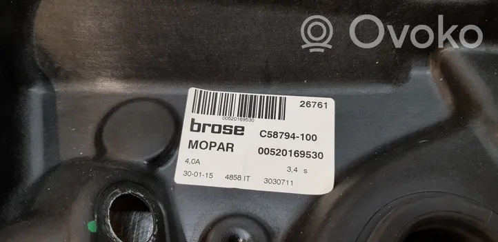 Fiat 500X Manualny podnośnik szyby drzwi przednich 00520169530