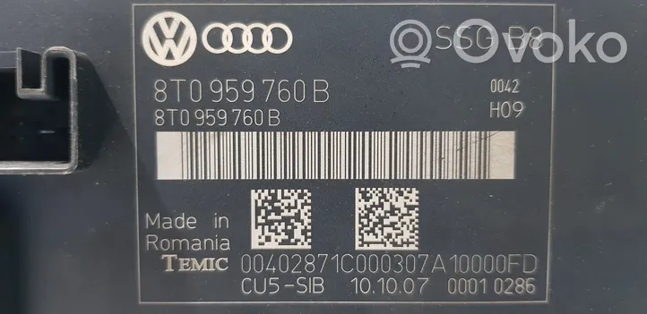 Audi A5 8T 8F Module de commande de siège 8T0959760B