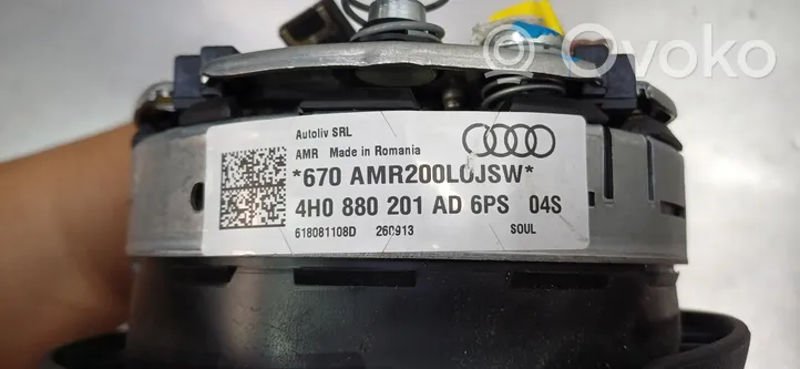 Audi A8 S8 D4 4H Oro pagalvių komplektas 4H1857001B38M